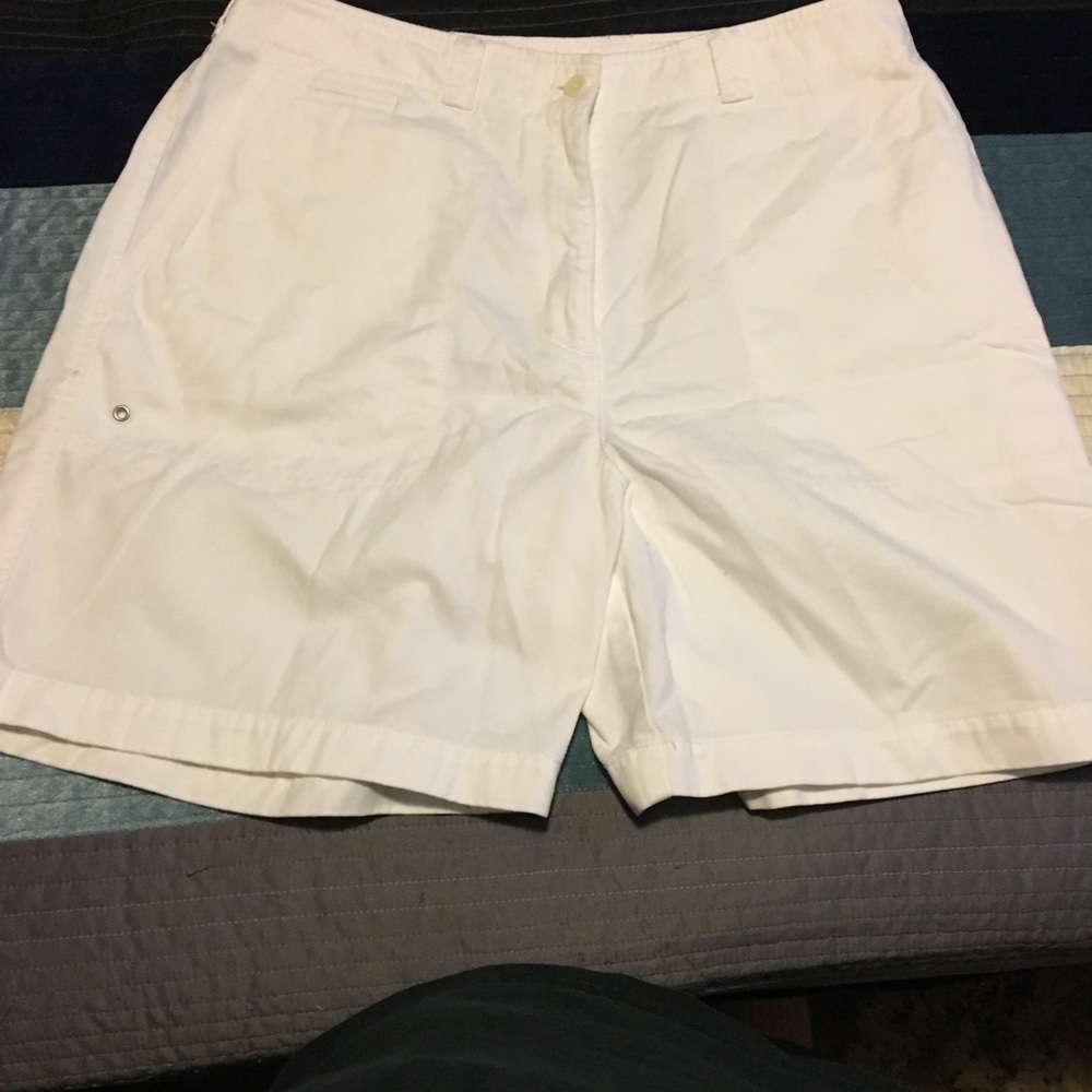Ralph Lauren size 12 chino style white shorts